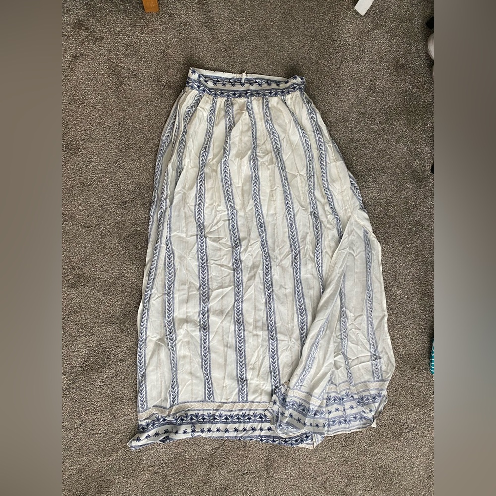 Aztec print maxi skirt size S